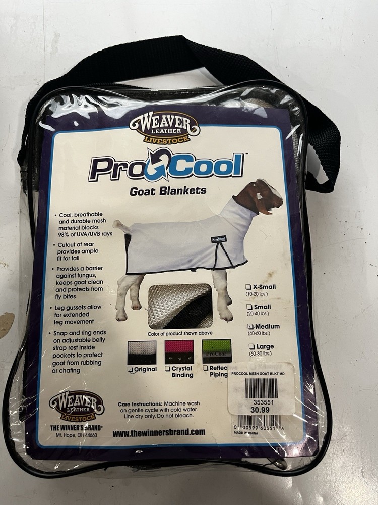 Weaver Livestock ProCool Goat Blanket