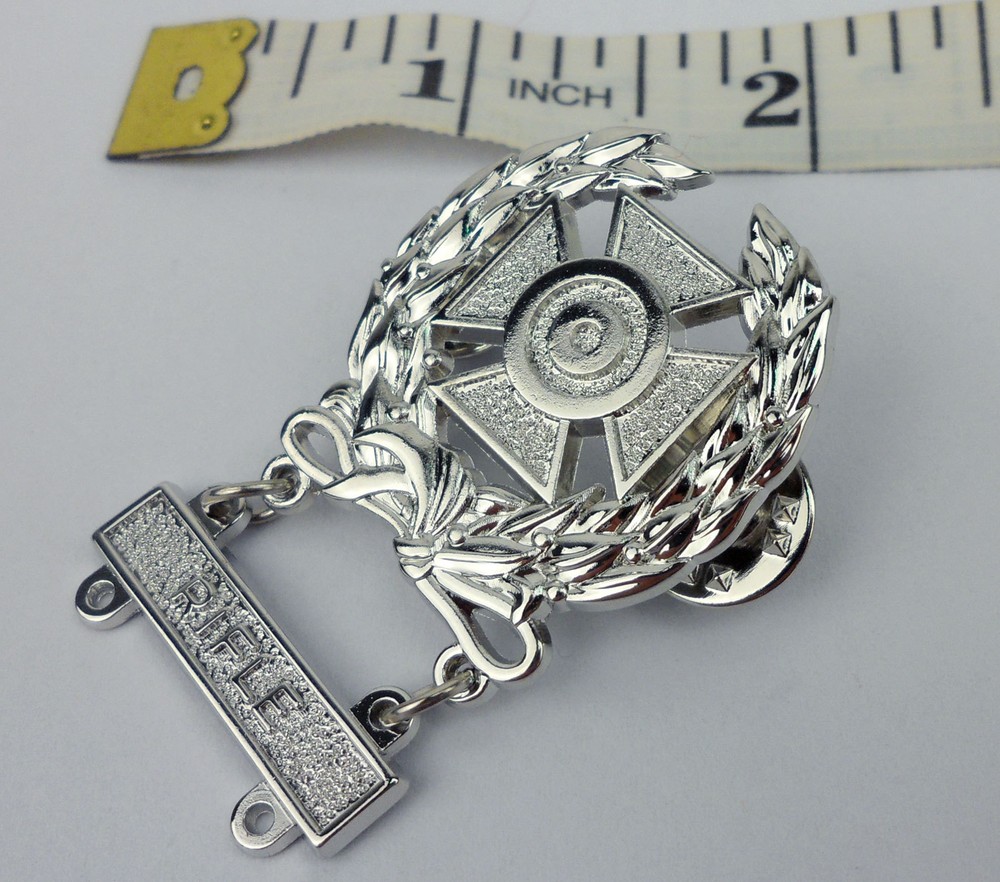 US ARMY EXPERT MARKSMAN QUALIFICATION BADGE INSIGNIA