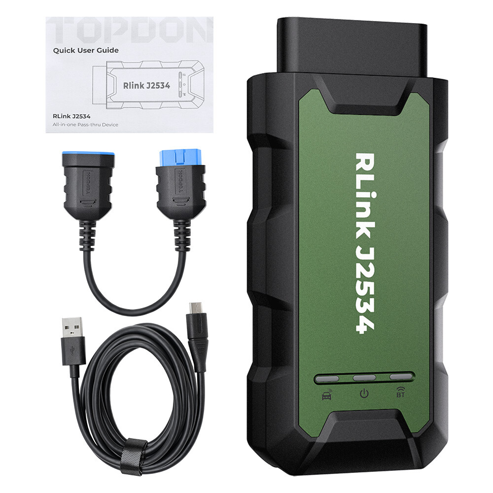 TOPDON RLink J2534 Pass-Thru Programmer OEM Reprogramming and Diagnostics Tool