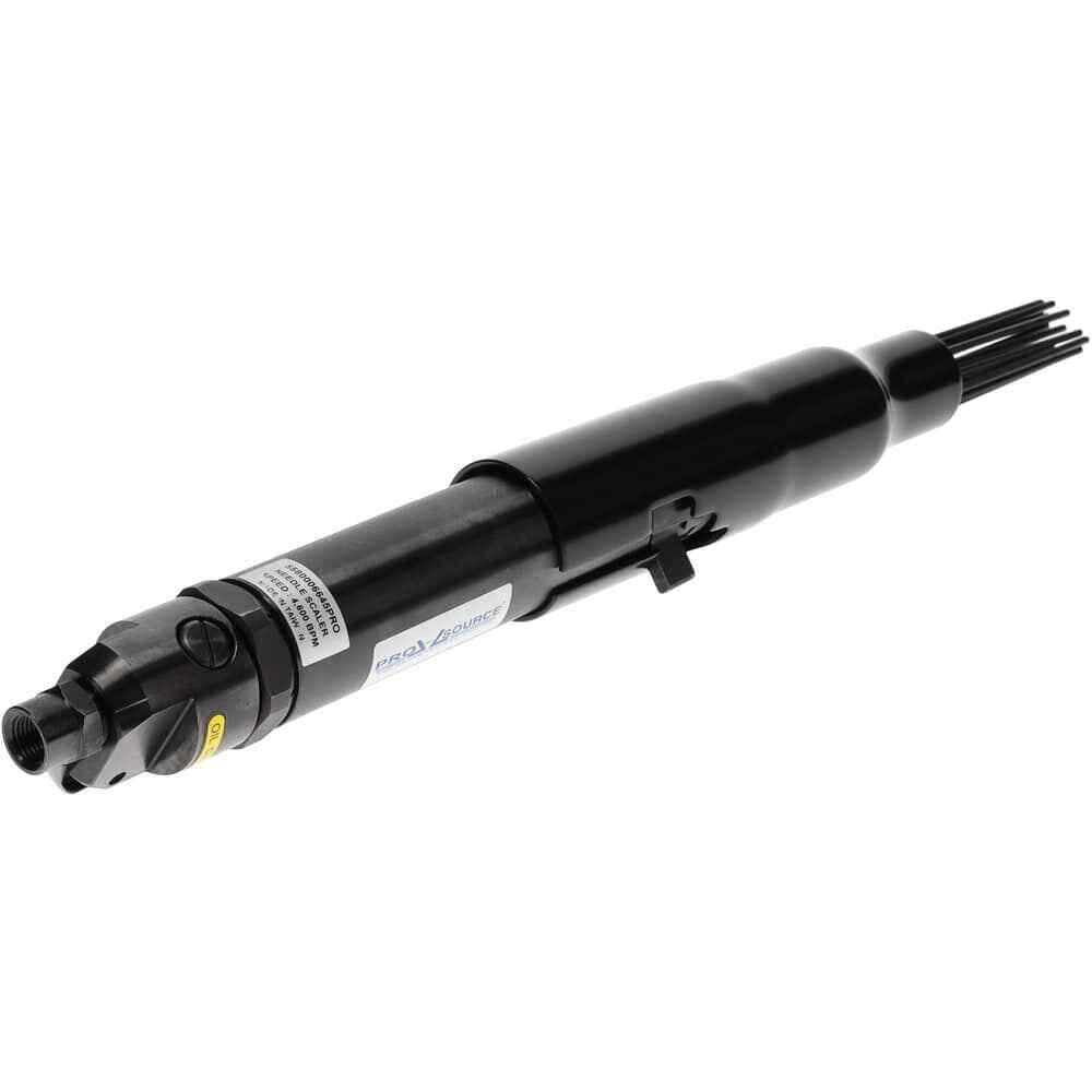 PRO SOURCE Pneumatic Inline Needle Scaler: 3mm Needle Diam, 1" Stroke, 1/4 NPT