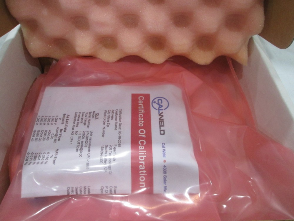 Unit, UFC-1660, 20000 sccm, N2, Mass Flow Controller, refurb