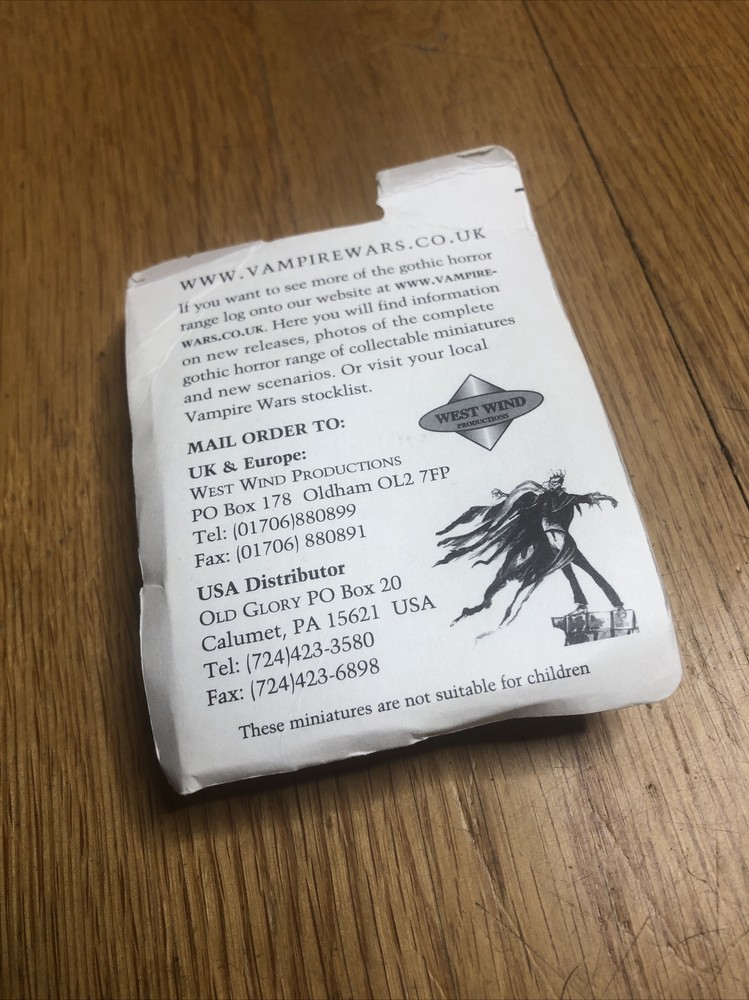 Vampire Wars GHM-10 German Archeologist