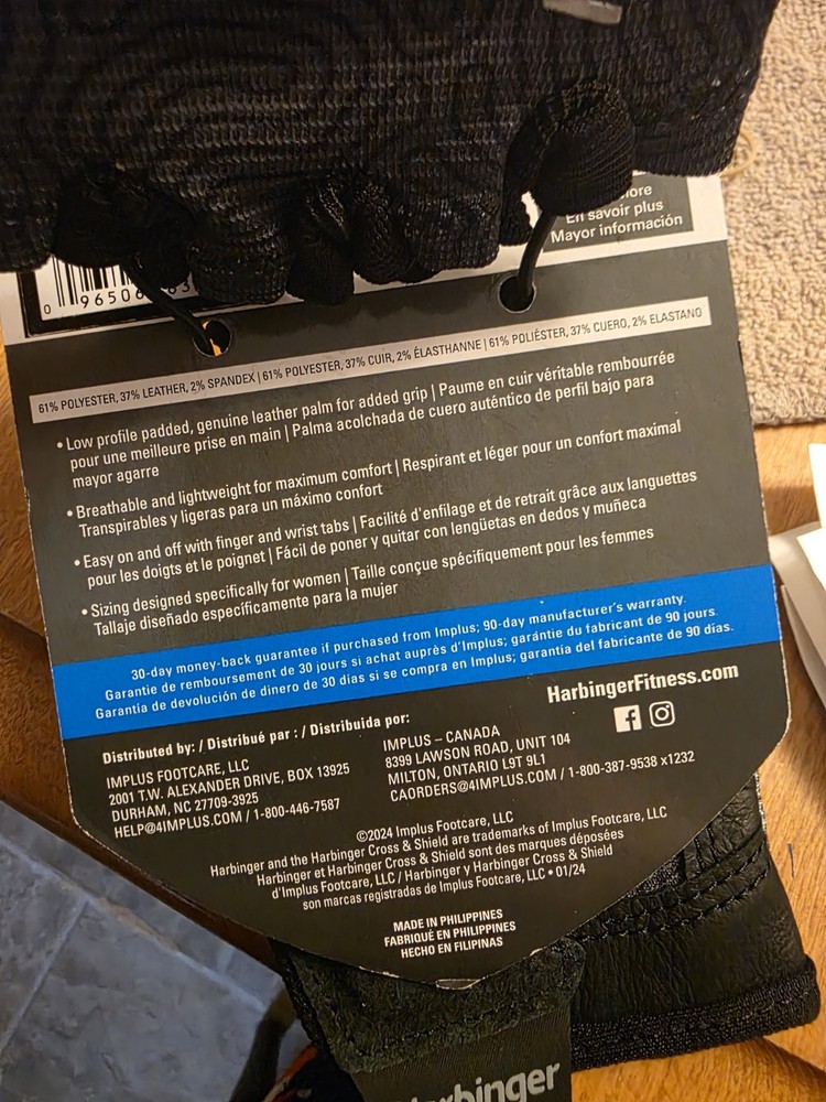 Harbinger Womens Power Gloves