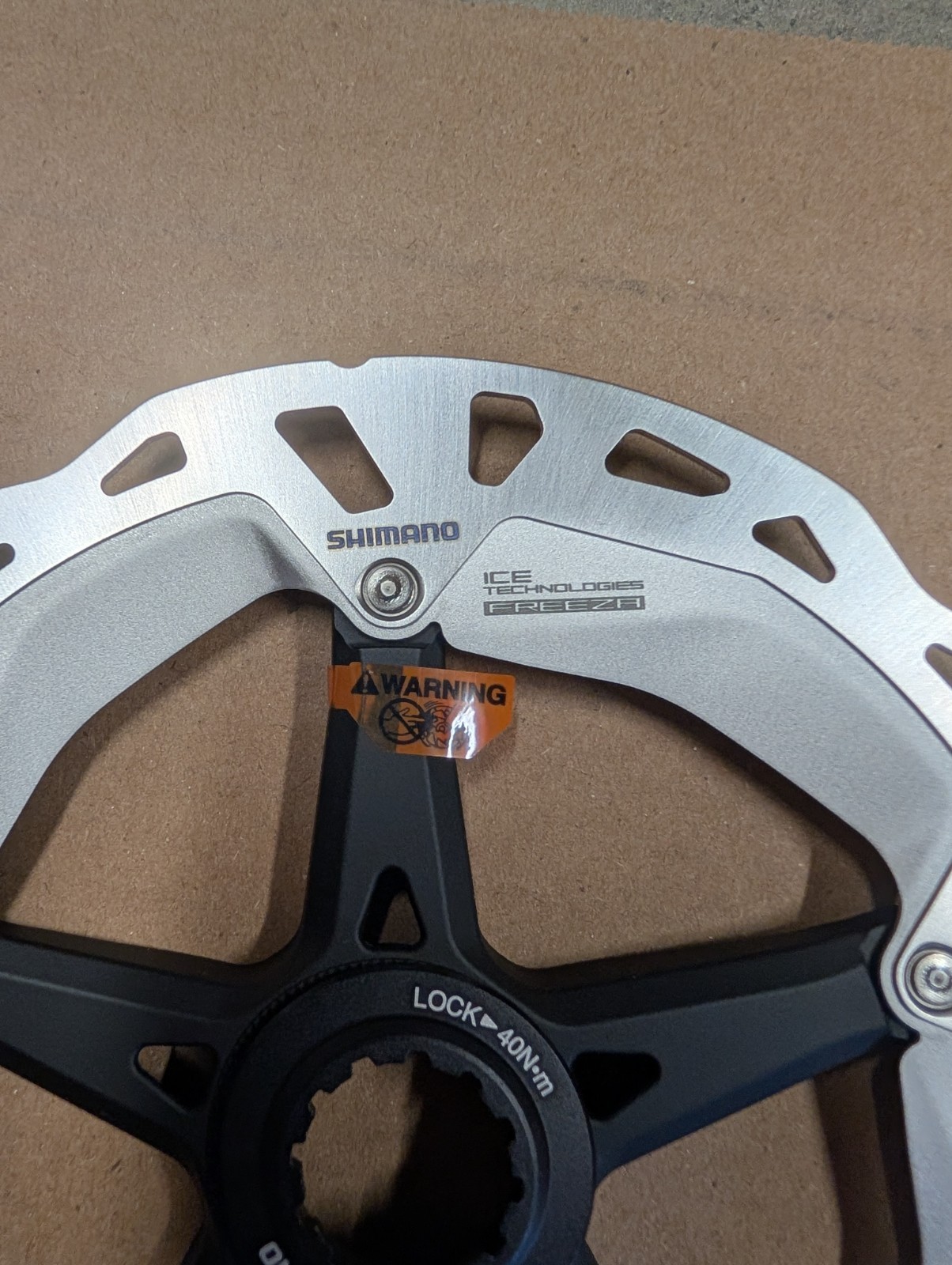 (2x) Pair Shimano RT- MT800 - L - 203mm & 180mmDisc Brake Rotor - Centerlock