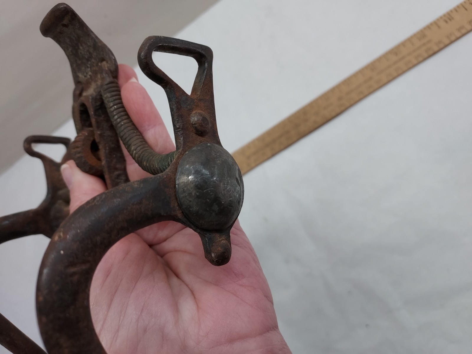 Western Cowboy SPADE HORSE BIT - HOME MADE - AS IS - listing #226267