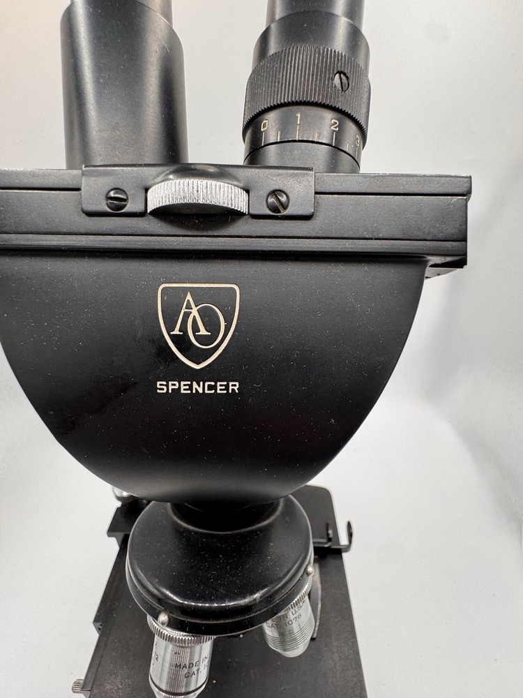 American Optical Spencer Nice Vintage Microscope
