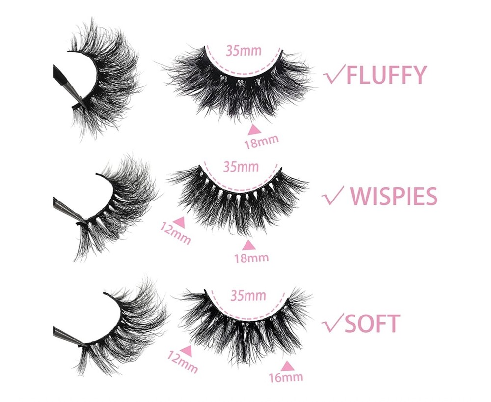 Mink Lashes Bulk Ninglash 10 Pack False Eyelashes