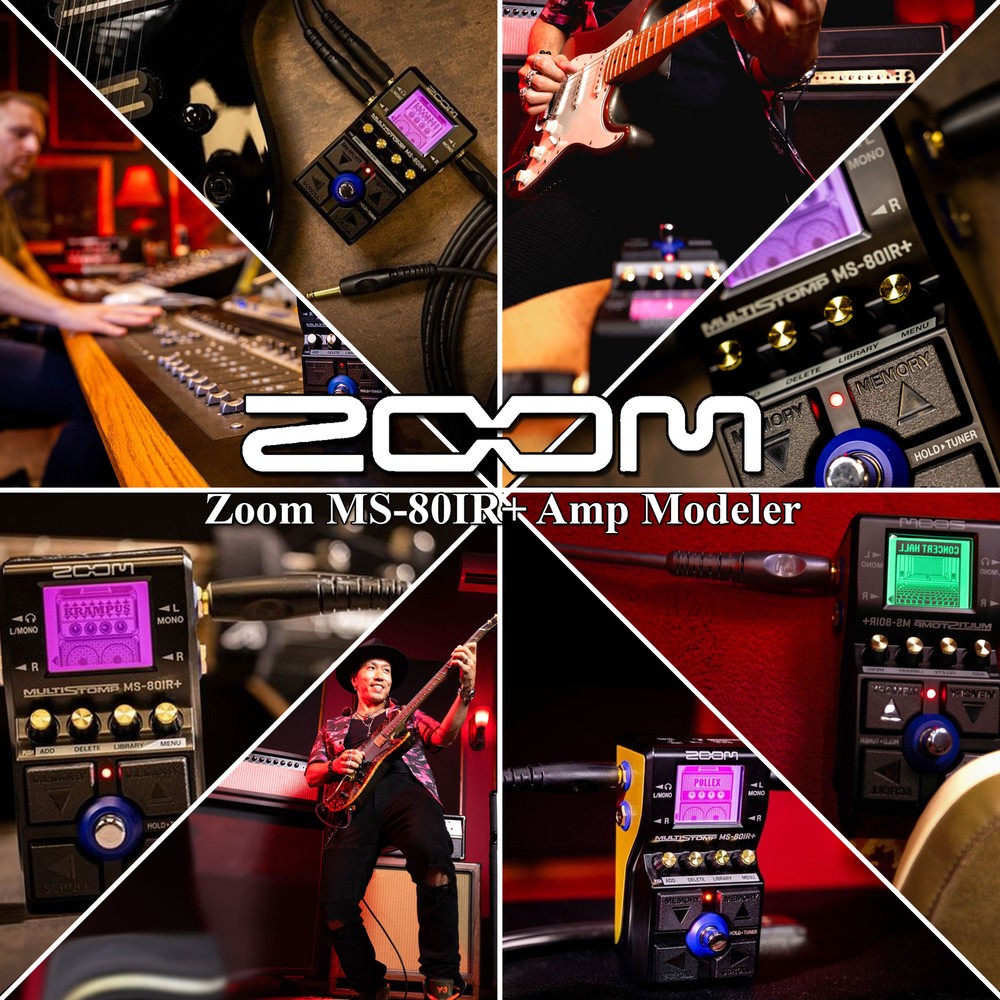 Zoom MS-80IR+ MultiStomp Amp & Cabinet Modeler Pedal