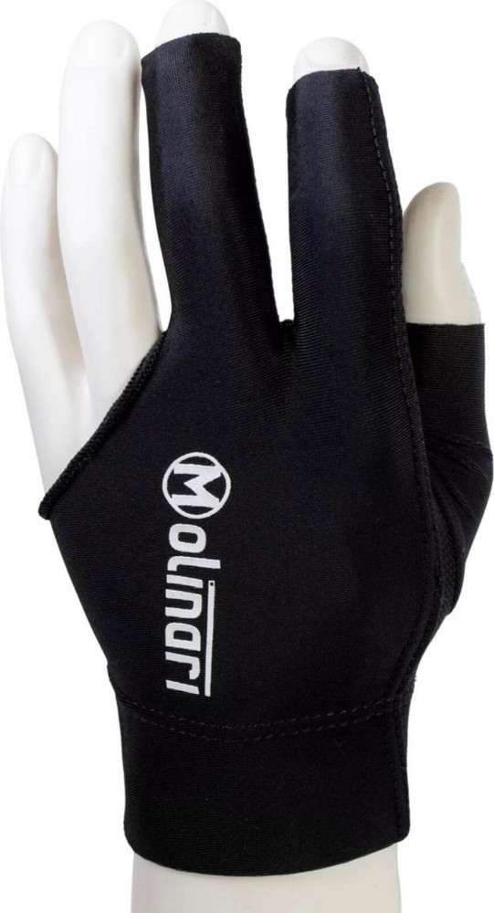 MOLINARI BILLIARDS GLOVE BLACK ** LARGE.
