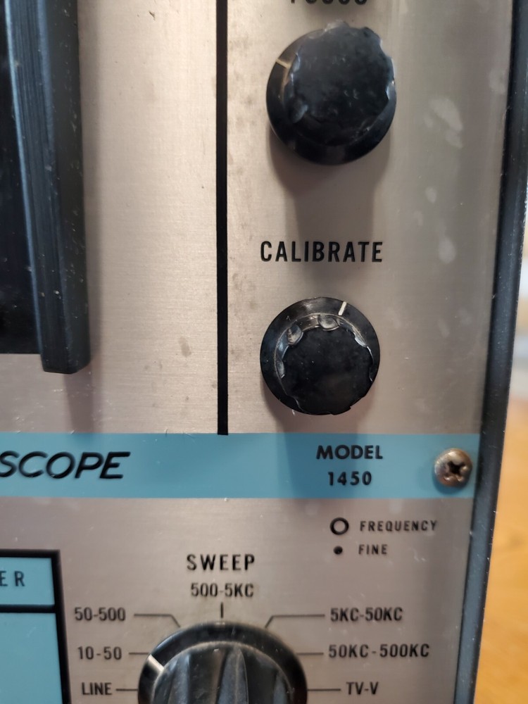 B&K MODEL 1450 DIAGNOSTIC OSCILLOSCOPE/VECTORSCOPE Tested Working