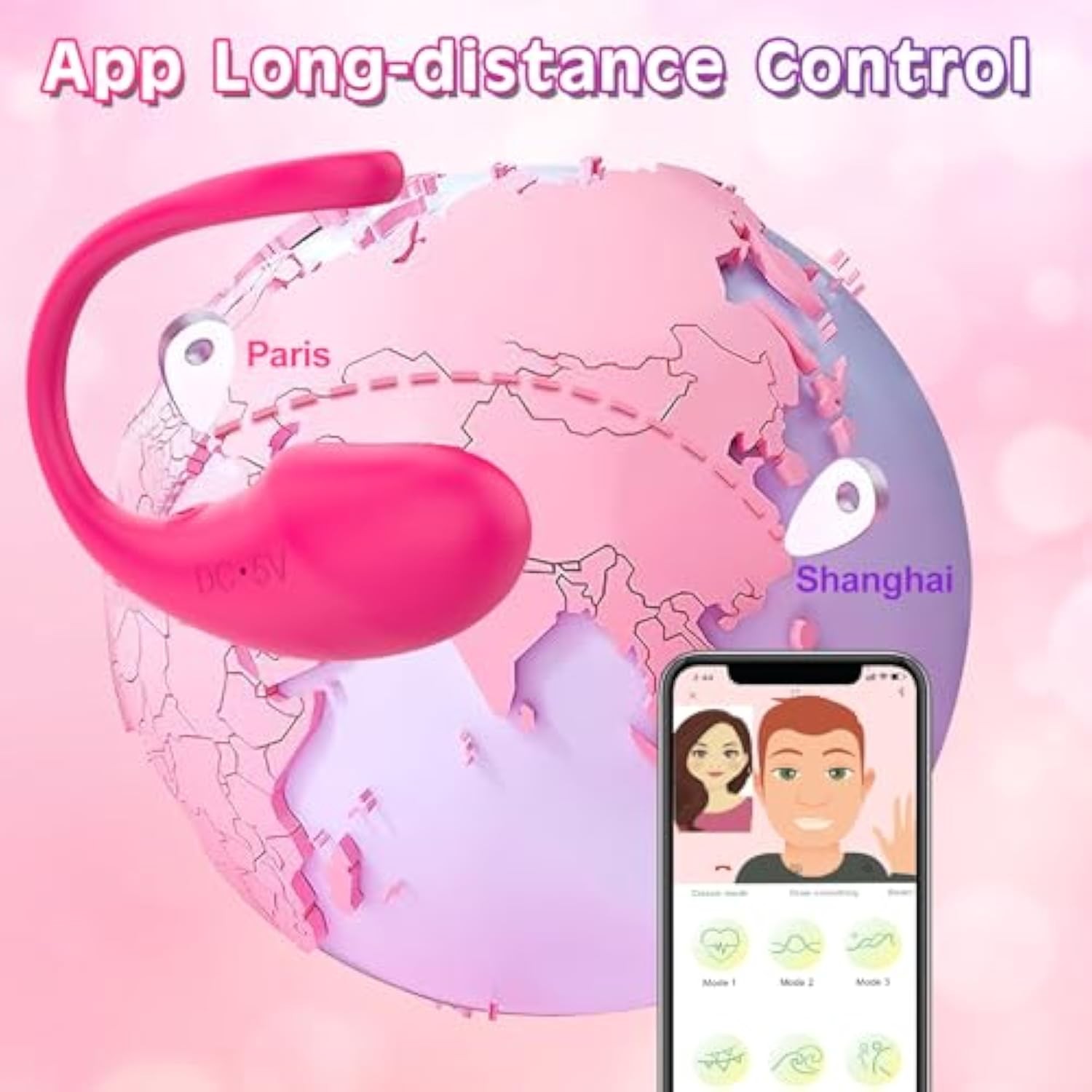 APP Remote Bullet Egg Wearable Clit Vibrator G-Spot Massager Sex Toys for Women