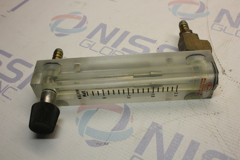 Dwyer Instruments Visi-Float Acrylic Flowmeter VFB-85-SSV Range 0.5-2.0 GPM