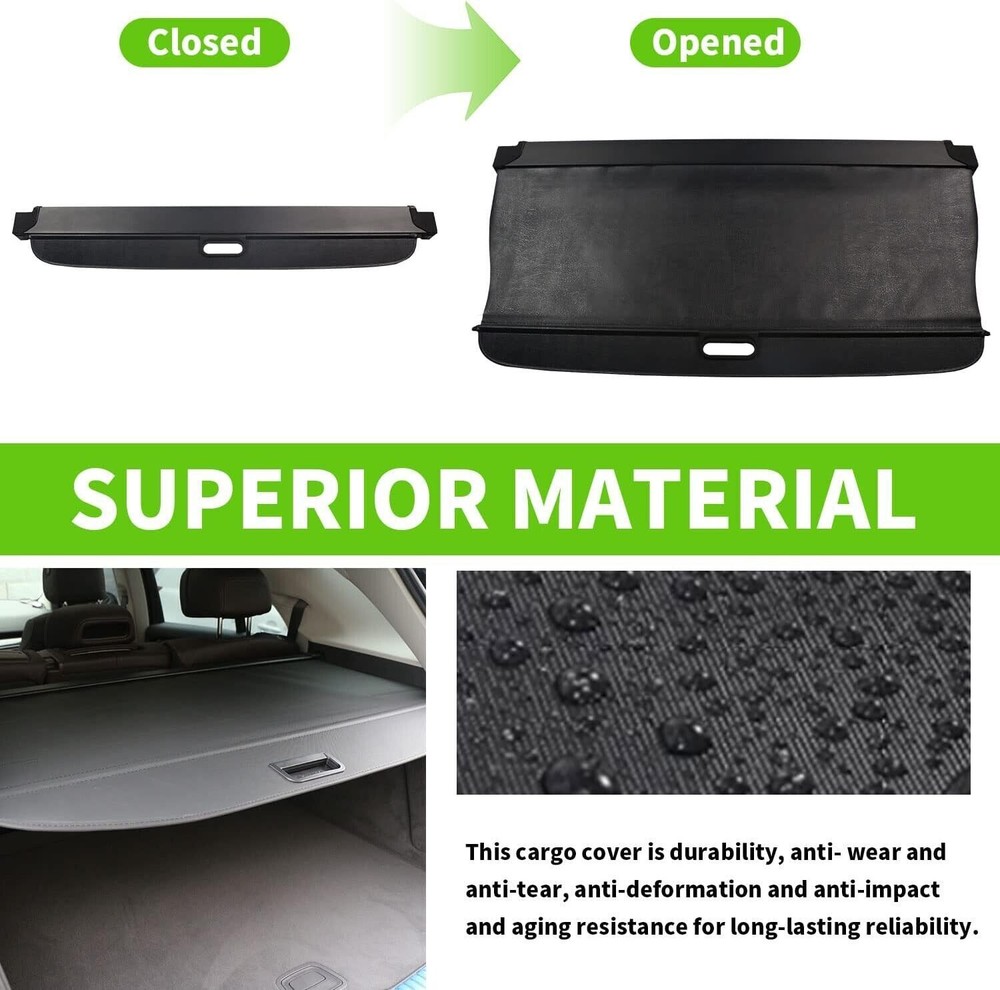 Cargo Cover Security Trunk Shade Shield Privacy For 2007-2017 2018 BMW X5 E70