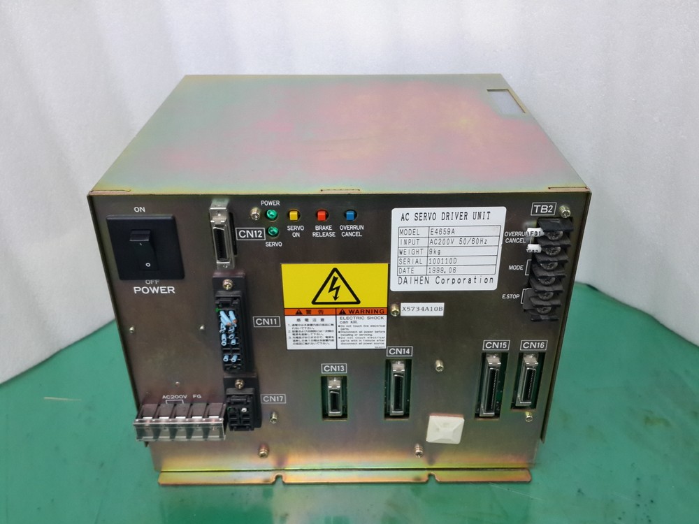 DAIHEN E4659A AC SERVO DRIVER UNIT POWER ON TESTED