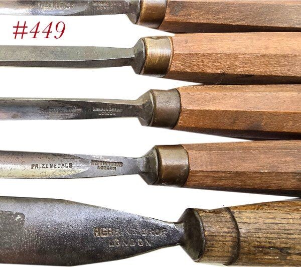 carving woodworking HERRING LONDON CHISEL TOOLS
