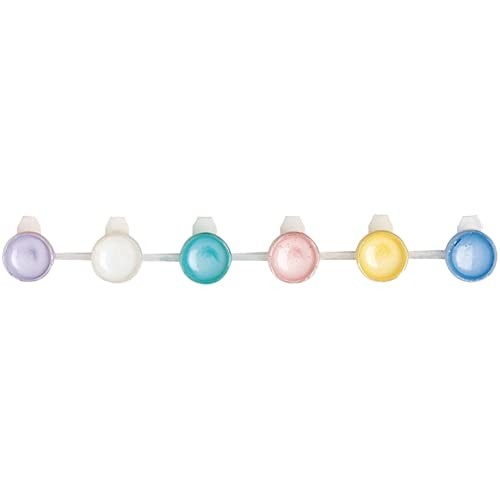 6-Cup Acrylic Paint Strip—Pearlized—Pearlized