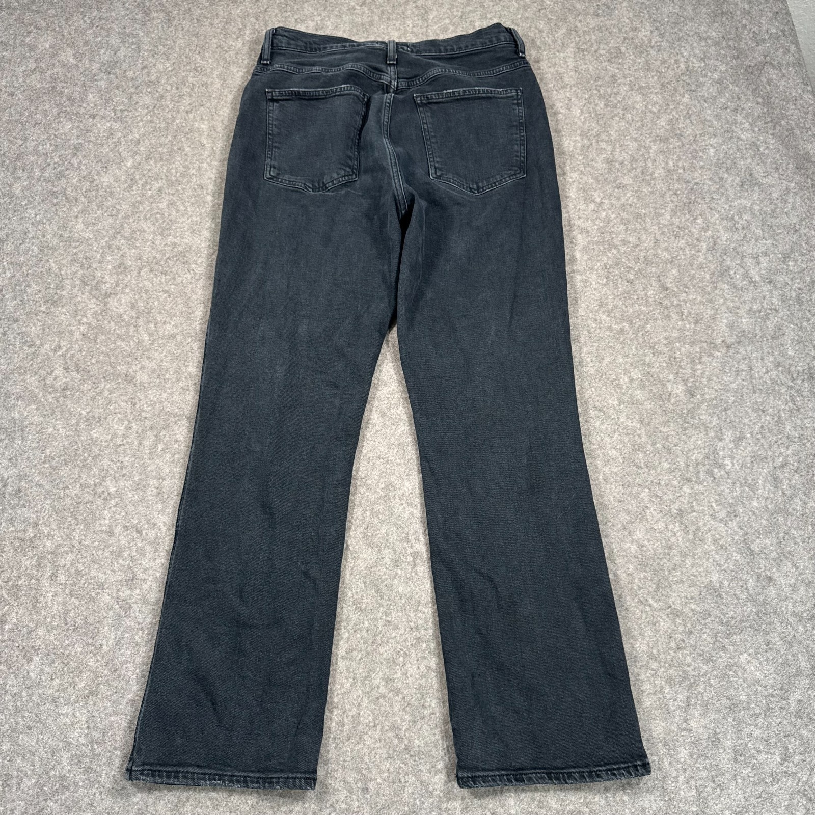 AGoldE Realm Black Denim Pinch Waist High Rise Kick Jeans Women's Size 30