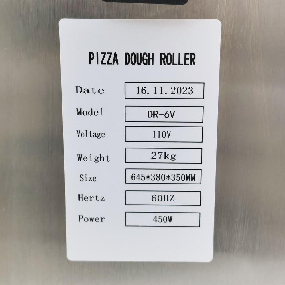 4-19" Electric Pizza Processing and Making Machine Dough Rolling Machine