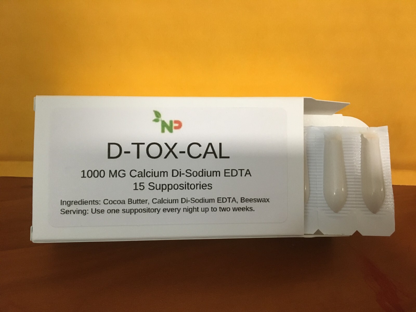 EDTA Suppository – 1000 mg (Buy 2, Get 1 Free)