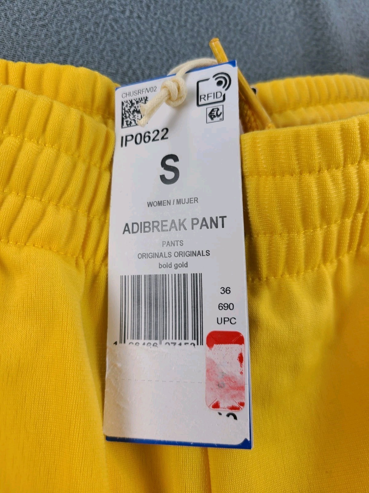 adidas Women's Originals Adibreak Iconic Pants snap-button side Size Small NWT