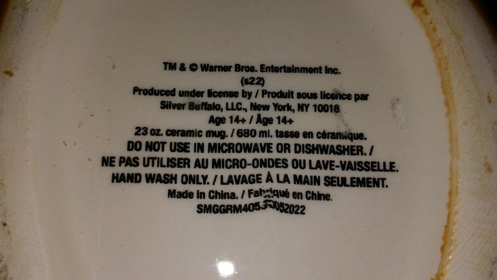 GREMLINS Gizmo Face -23 oz- Ceramic Mug -NICE CONDITION-