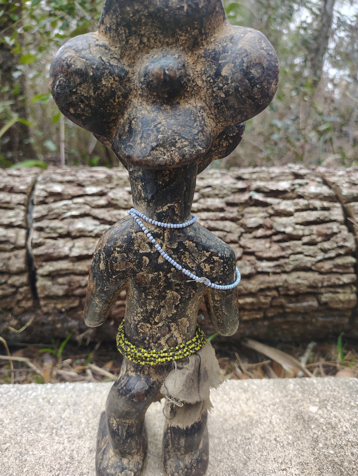 Luba Female Figure Congo 12" African maternity statue