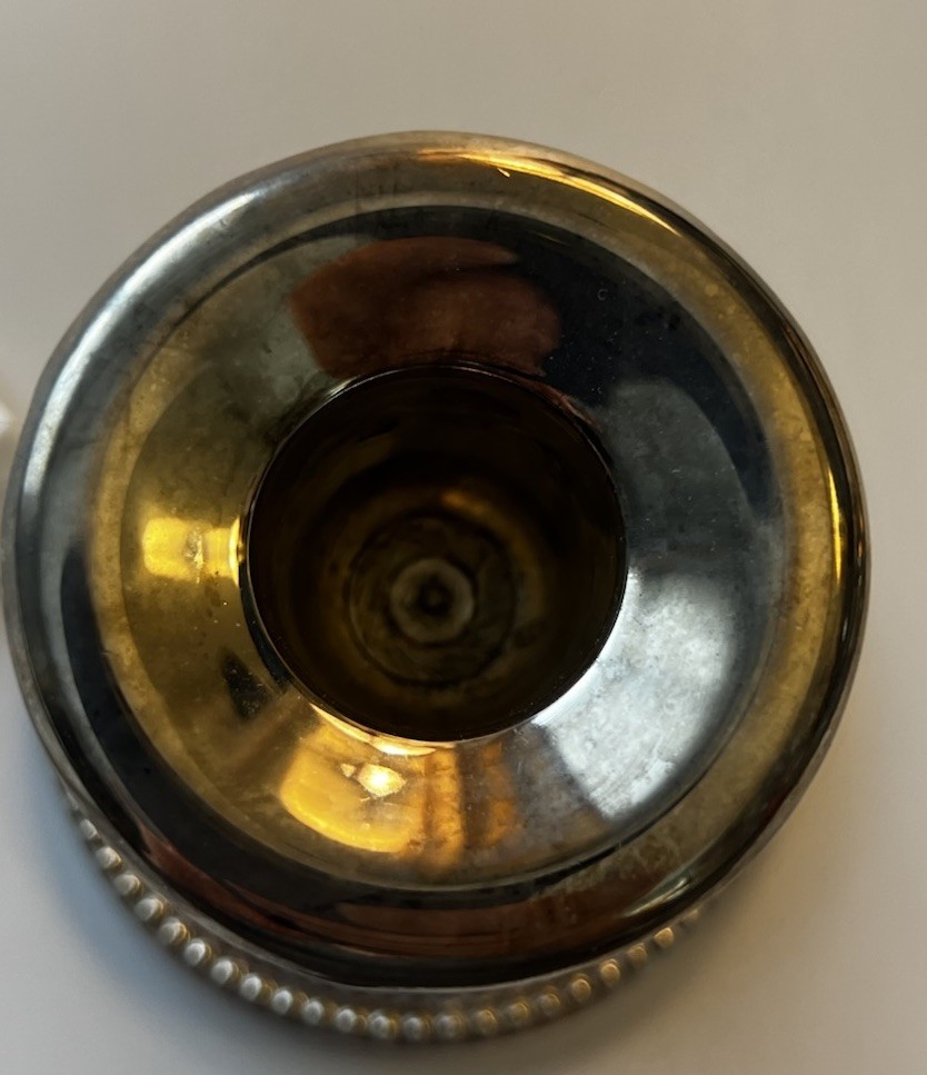 Pair Of 3" Three Inch Silver Plate Candle Holders - Unbranded