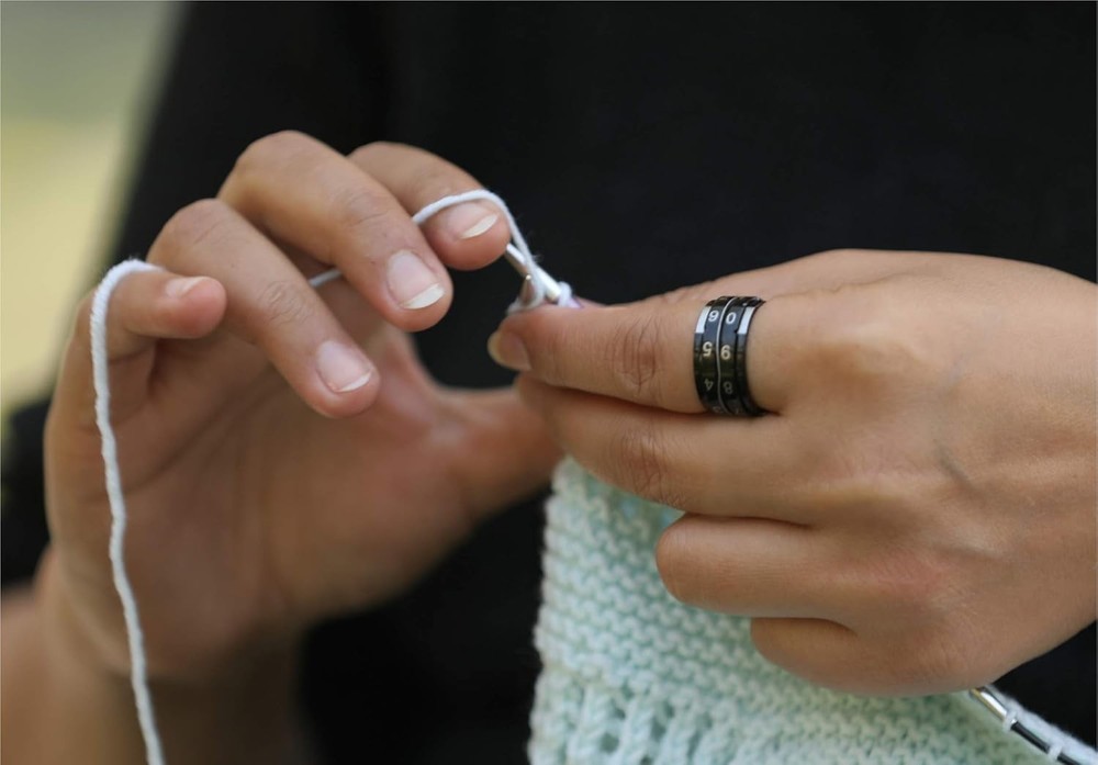 Row Counter Rings- Black