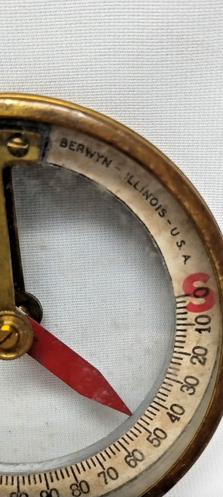 Vintage Municipal Instrument Mining Compass
