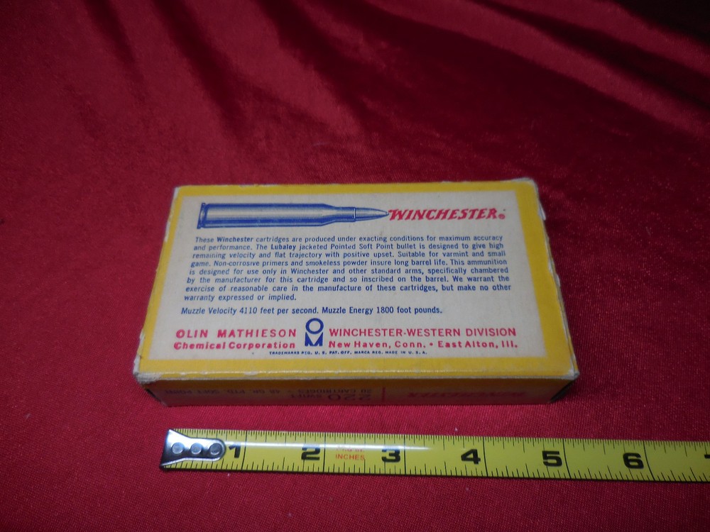 Winchester Super Speed .220 Swift - Empty