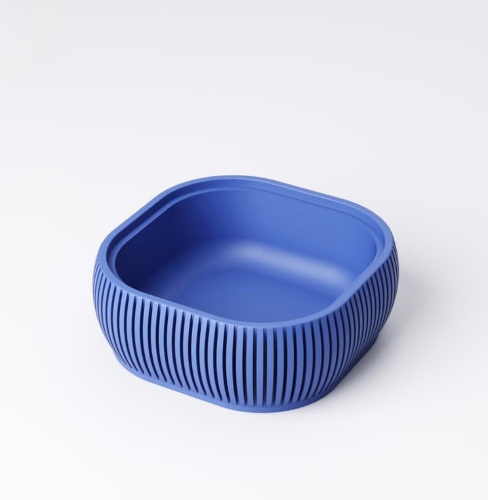 Studio Loup Stackable Desk Trays Type 4 Set Blue Beige Felt