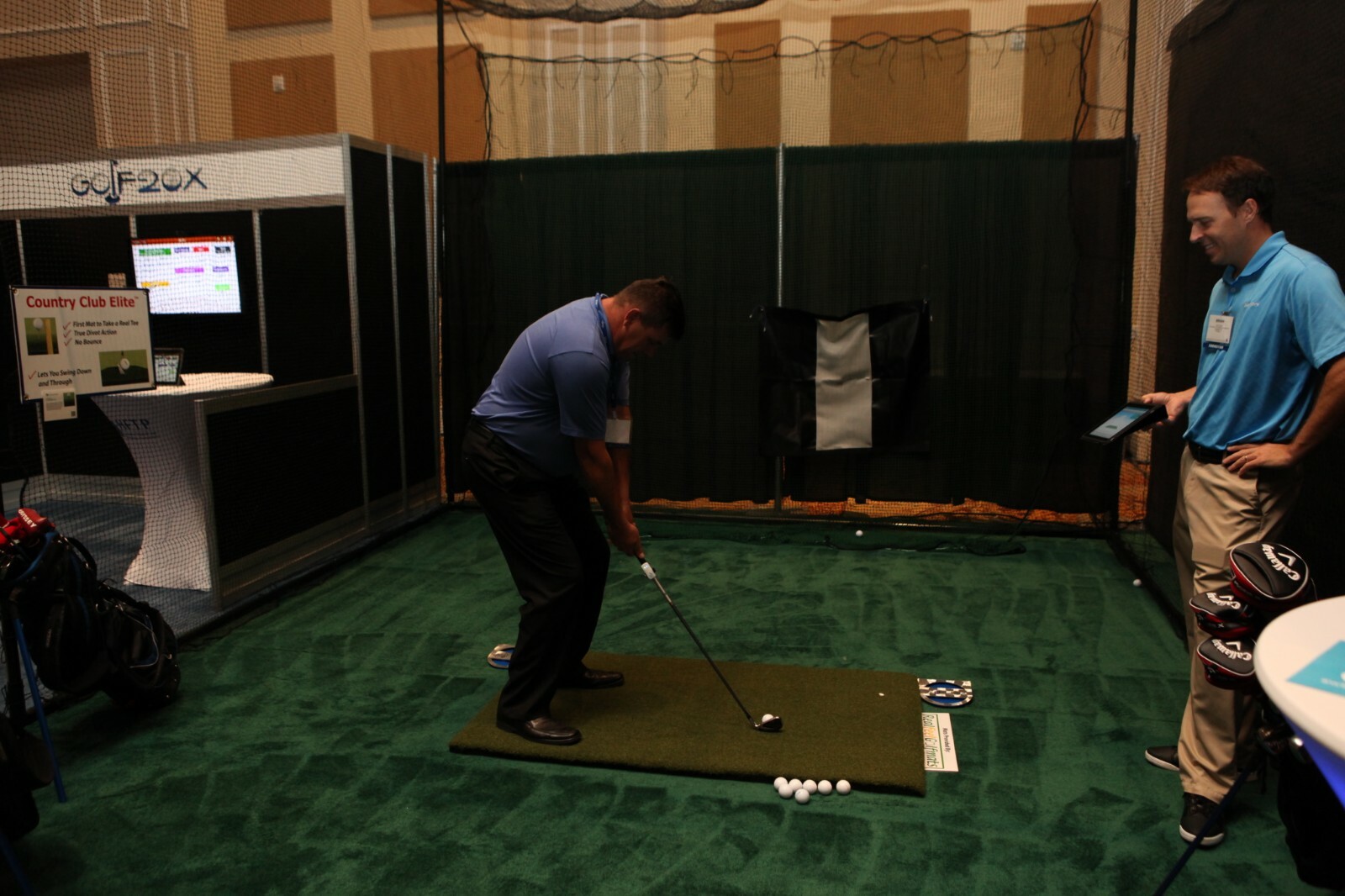 3x5 Country Club Elite® Golf Mat - New Range Hitting Mat w/ Turn & Lock Tee