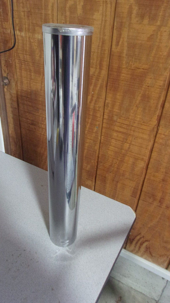 BULK CUP HOLDER DISPENSOR CHROME WALL MMOUNTABLE WITH LID ADJUSTABLE SIZES