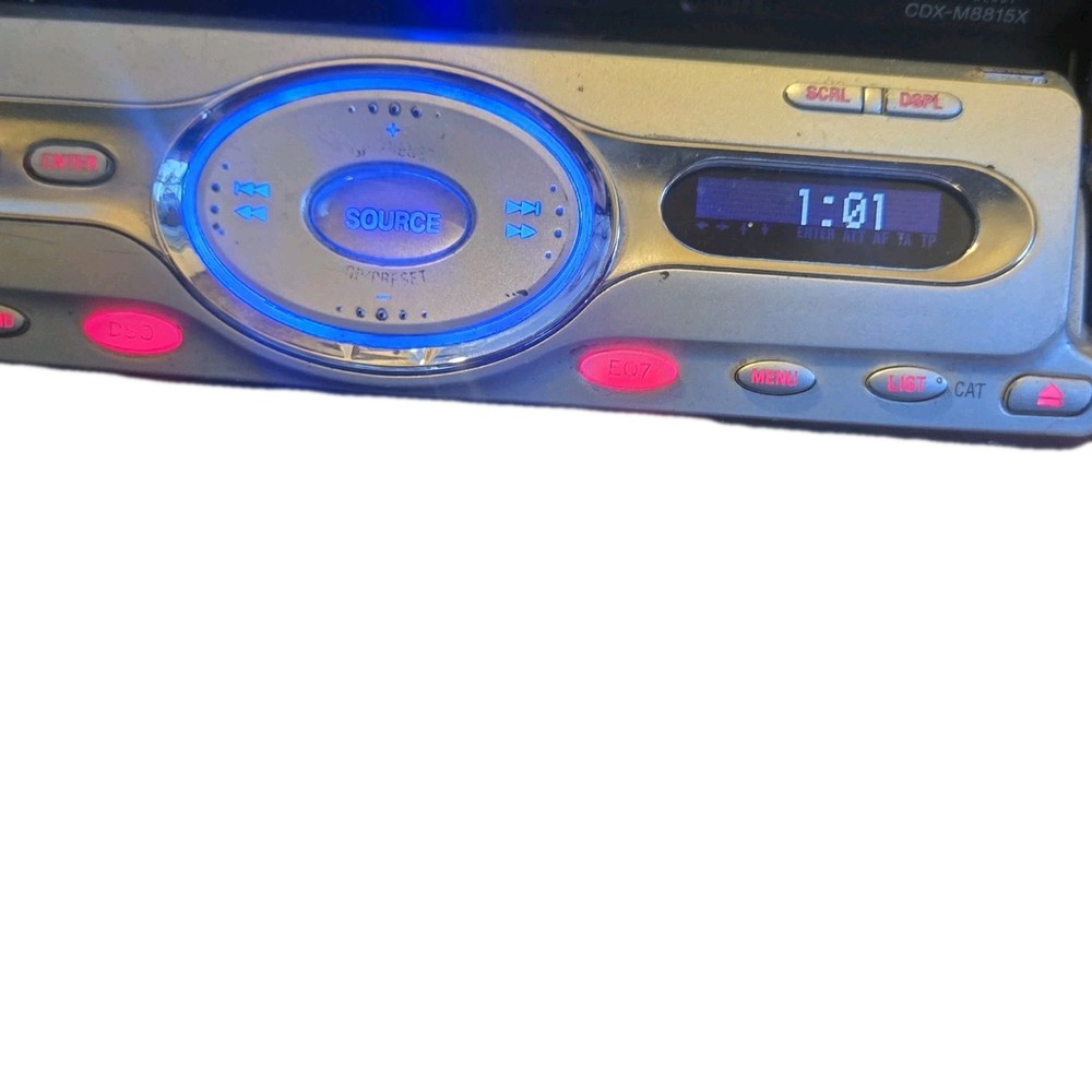 sonyCDX =M8815X faceplate