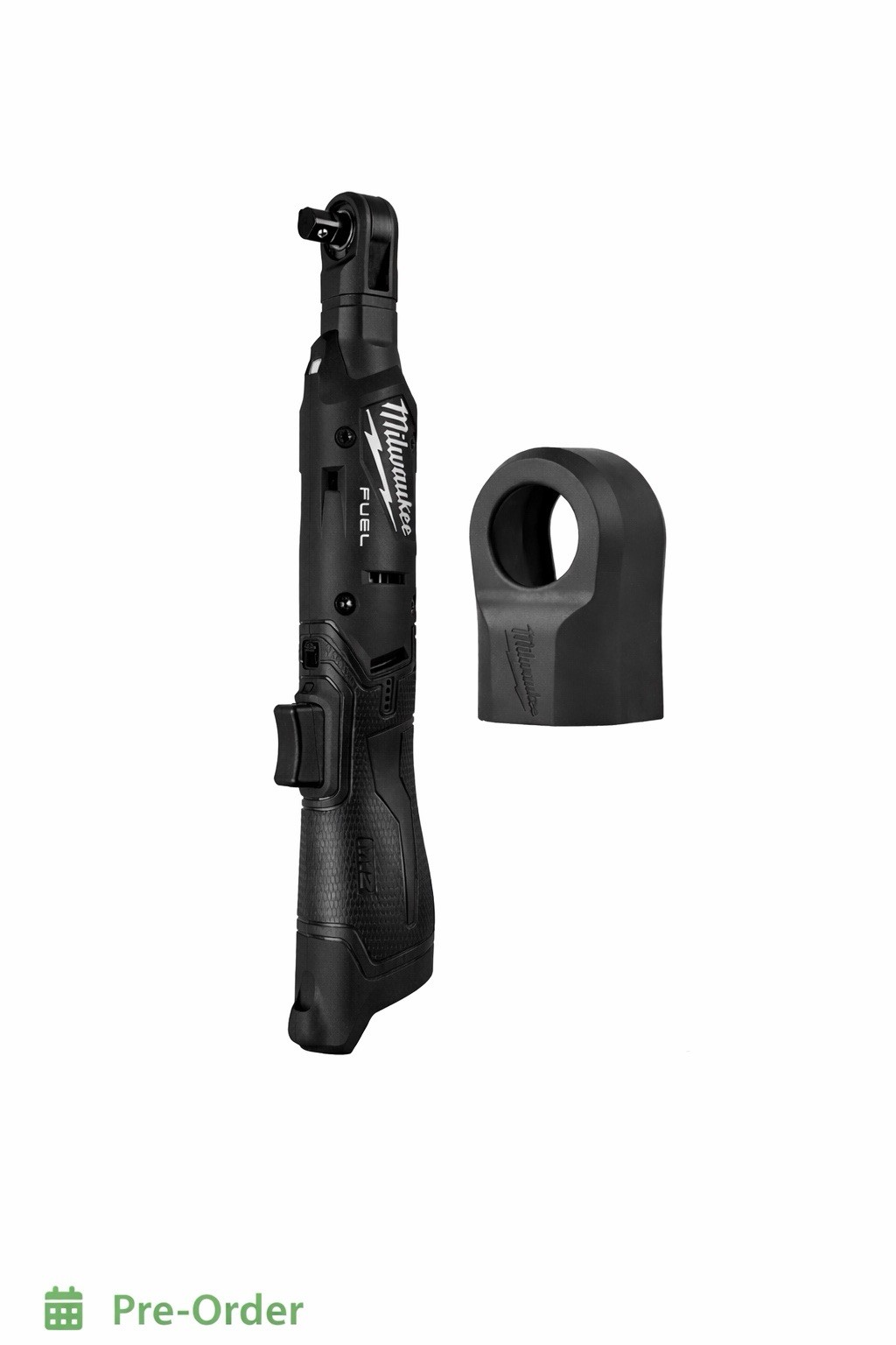 Black Milwaukee 3/8” 3053-20 Ratchet + Protective Boot Dyed PRE-ORDER