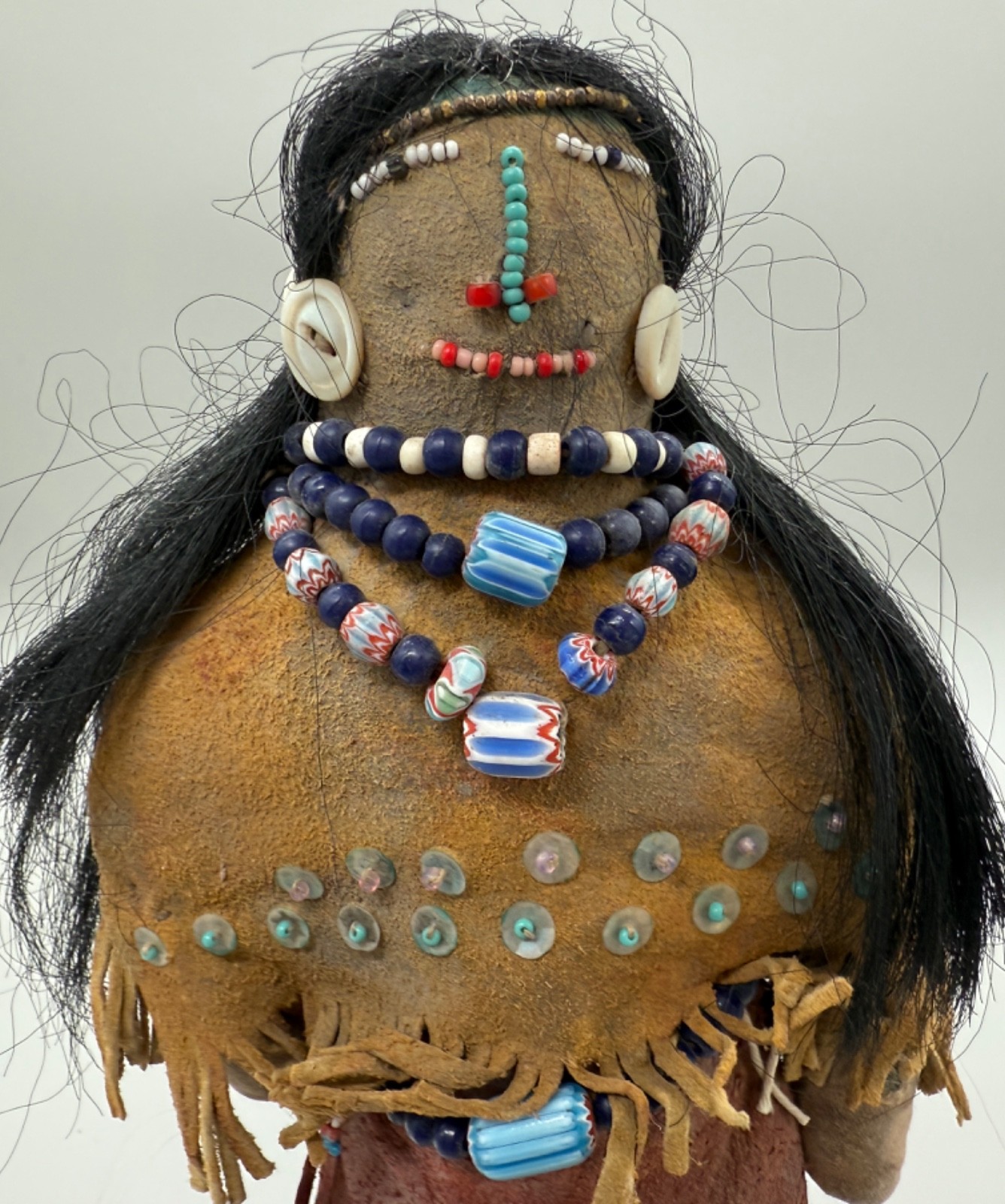 Antique Lakota Sioux Native American Double Sided Doll Anoglte 1890s Antique Dol