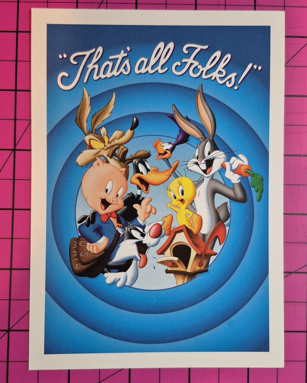 USPS LOONEY TUNES Five Pre-stamped Postcards 20, 21 Cents 1997-2001