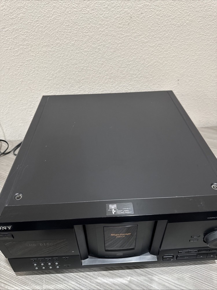 Sony CDP-CX235 200 CD Compact Disc Player Tested & Working No Remote~TESTED