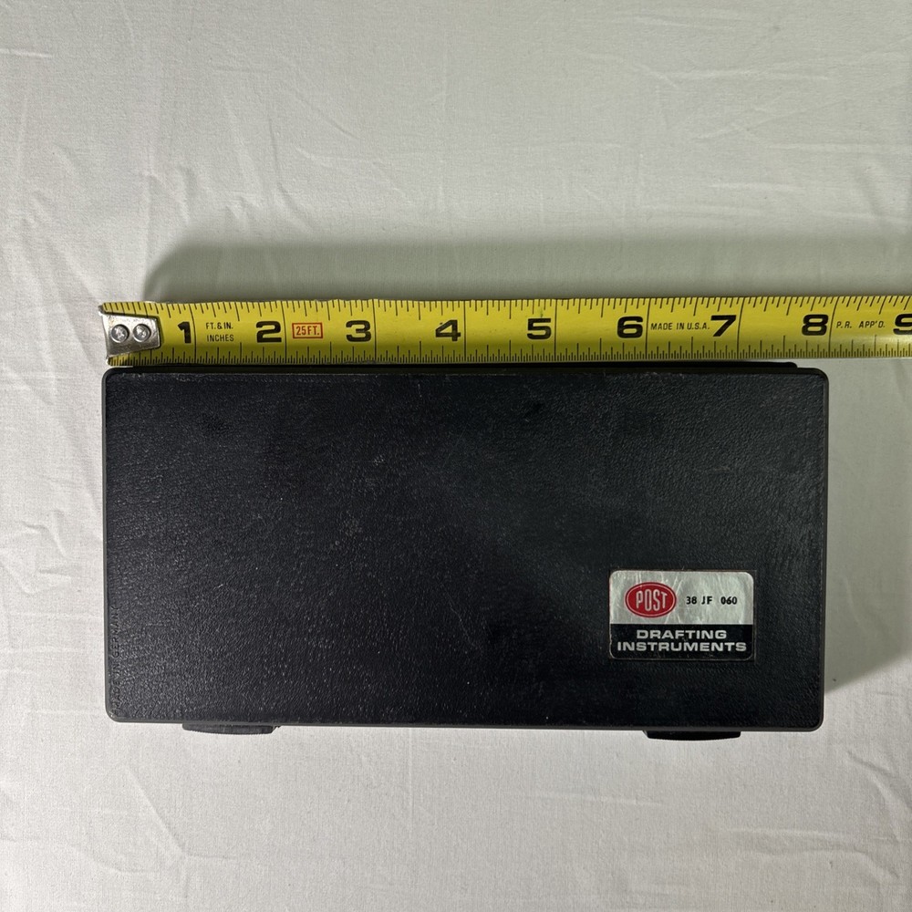 Post drafting Instruments Set 38 JF - 060 Drafting Instruments and Case.