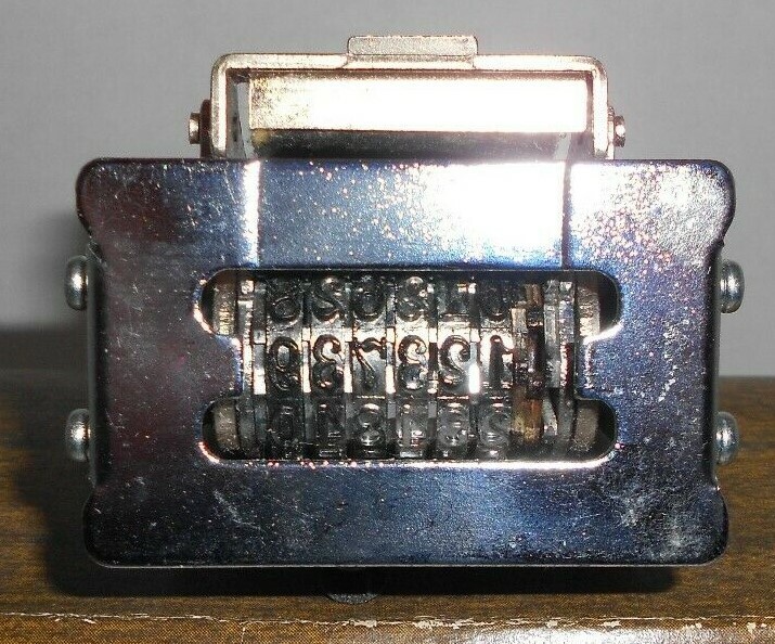Cosco Automatic Numbering Machine Model C-71 w/Box