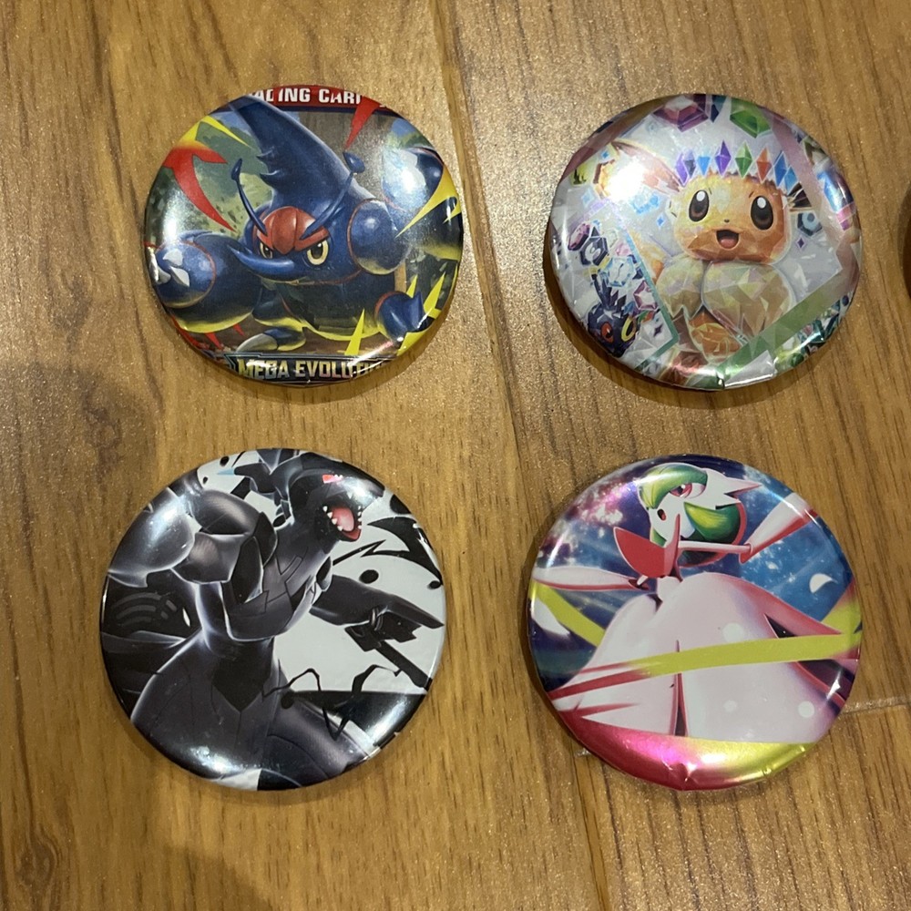 POKEMON 8 ASSORTED 2.25” Button Pin Set Handmade New