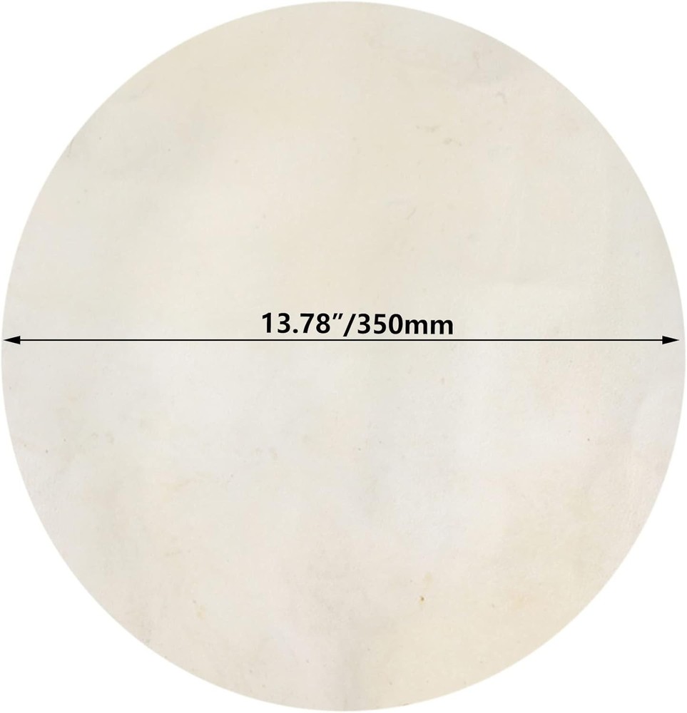 Goatskin Bongo Drum Head - 10 Inch Replacement for Authentic Sound