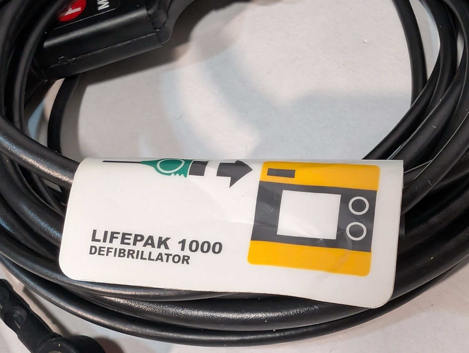 Physio Control 3 Lead ECG Cable w/Case For LIFEPAK 1000 AED, European version