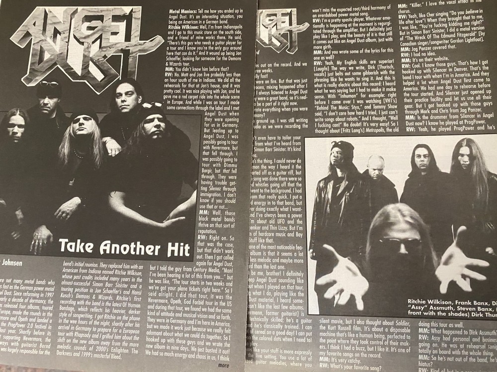 Angel Dust, Four Page Vintage Clipping