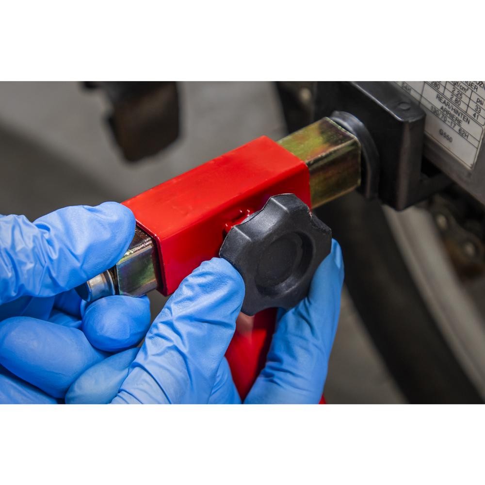 Sealey Universal Rear Paddock Stand and Rubber Supports