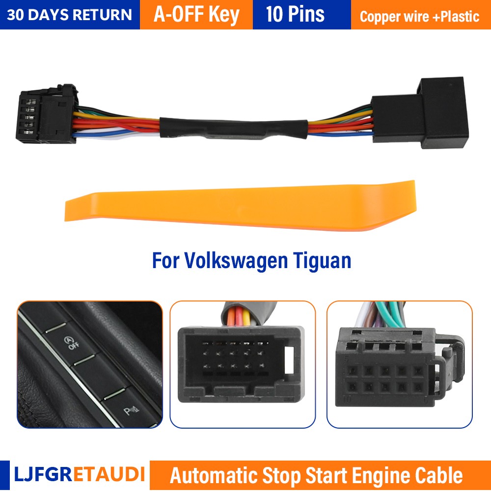 Car A-OFF Switch Cable Delete Disable Stop Start Engine System Eliminator Plugs