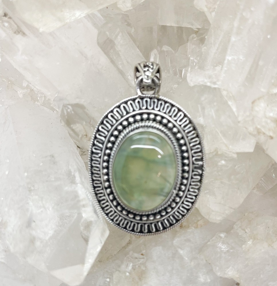 Prehnite Pendant $130