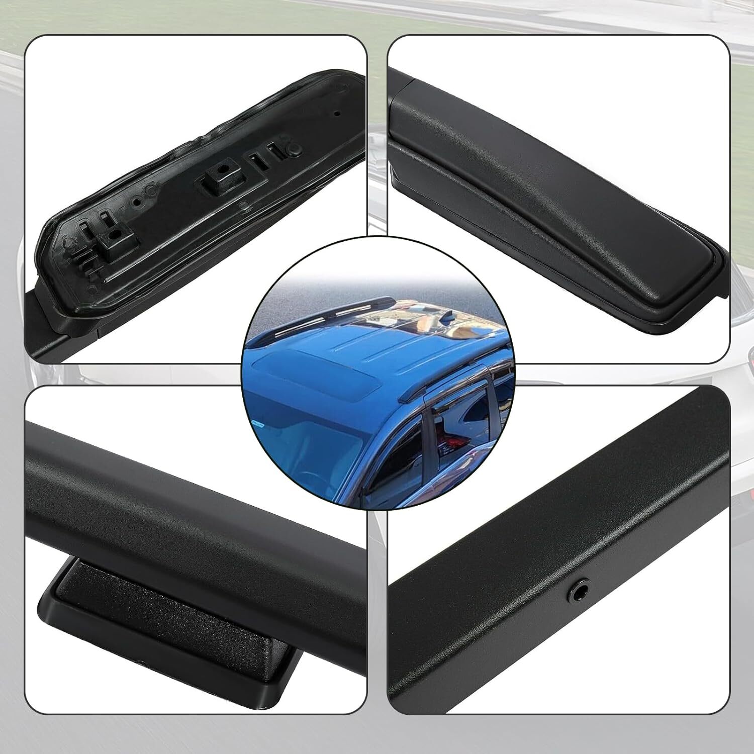 Roof Rack Cross Bar + Roof Side Rail For 2018-2024 Honda Odyssey Luggage Carrier