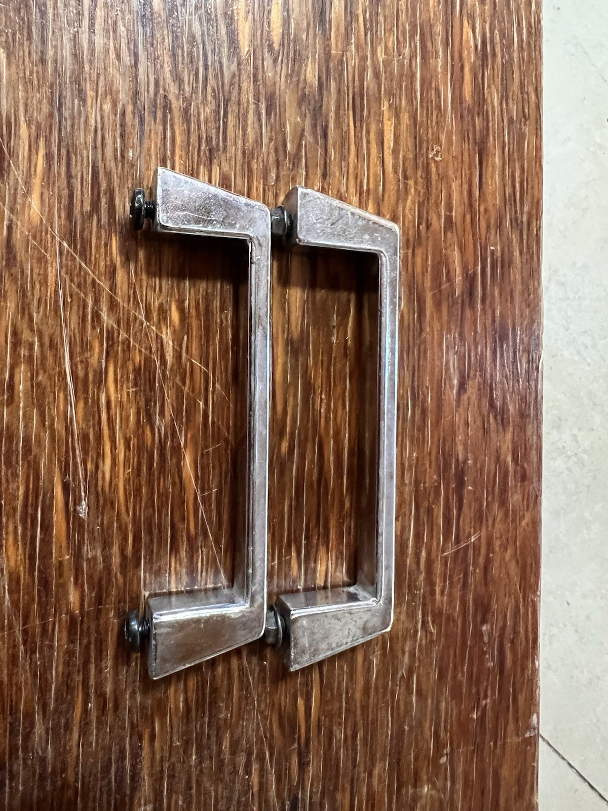 Pair (2) Vintage MATCO Toolbox Tool Box Chest Cabinet Cart Pull Handles