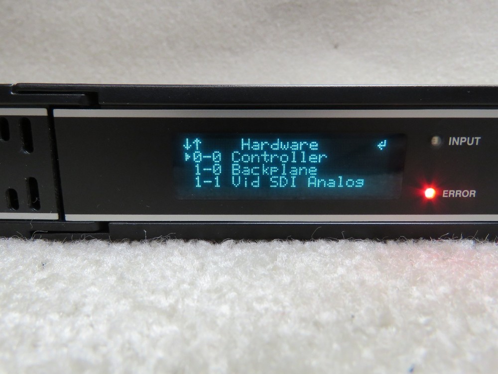 Sencore MRD 3187B Multi-format SD/HD Modular Receiver Decoder w/8708,8702 8730A